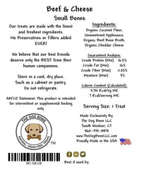 Beef & Cheese Small Bone Dog Treats