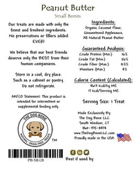 Peanut Butter Small Bones Dog Treats