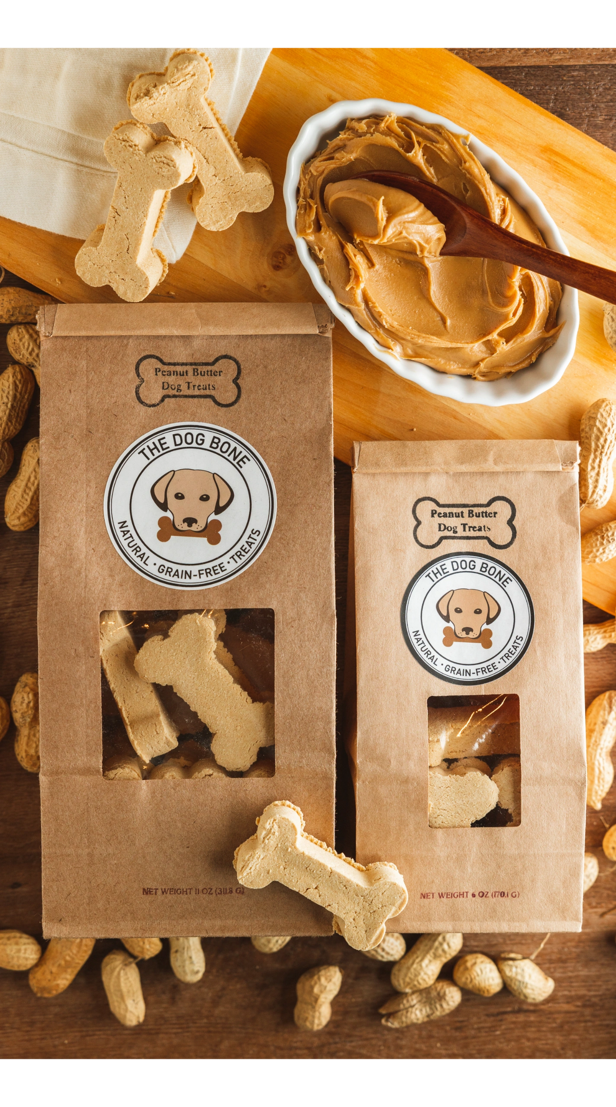 Peanut Butter - Medium Bones
